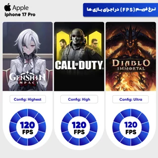 گوشی موبایل اپل مدل iPhone 17 Pro ZAA تک سیم کارت + eSim ظرفیت 256 گیگابایت و رم 12 گیگابا 102795988