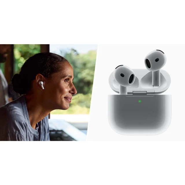 هدفون بلوتوثی اپل مدل AirPods 4 فاقد قابلیت نویز کنسلینگ، درگاه شارژ USB Type-C، شارژ بی س 102796082