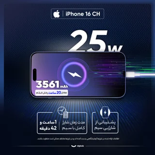 گوشی موبایل اپل مدل iPhone 16 CH دو سیم کارت ظرفیت 128 گیگابایت و رم 8 گیگابایت 102795919
