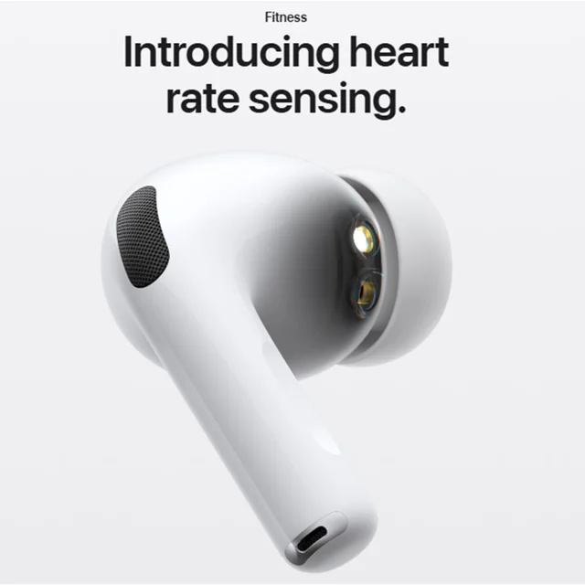 هدفون بلوتوثی اپل مدل AirPods Pro 3 با نویز کنسلینگ فعال، قابلیت پخش صدای محیطی، عمر باتری 102796071