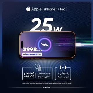 گوشی موبایل اپل مدل iPhone 17 Pro ZAA تک سیم کارت + eSim ظرفیت 256 گیگابایت و رم 12 گیگابا 102795987