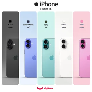 گوشی موبایل اپل مدل iPhone 16 CH دو سیم کارت ظرفیت 128 گیگابایت و رم 8 گیگابایت 102795901